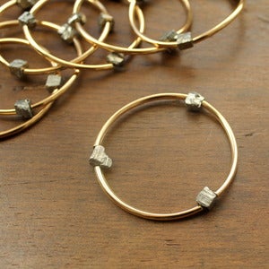 Image of Gold & Pyrite Bracelet
