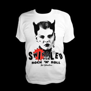 Image of Soo Catwoman - Swindled For Rock 'N' Roll T-shirt