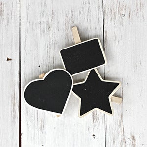 Image of Mini Chalkboard Pegs