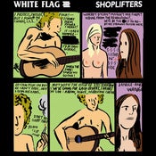 Image of RGF-021 White Flag/Shoplifters split 7"