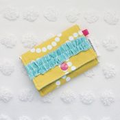 Image of tiny pouch - yellow rings 