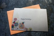 Image of Happy Birthday Birdcage single note card