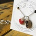 Image of Key to My Heart Cross-Stitched Necklace