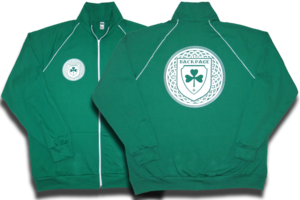 Image of "The Hooligan" track jacket by Backpage Press