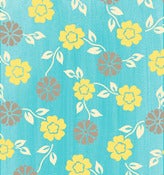 Image of Aqua Mini Floral from the Summer House Collection