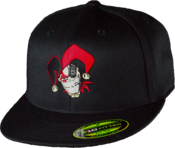 Image of Flexfit Fitted Flat Bill Hat - All Black