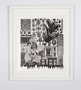 Image of Print#13 - Thinking monkey