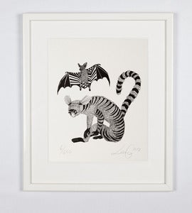 Image of Print#15 - Monkey with Bat