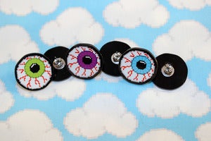Image of 1" eyeball earrings