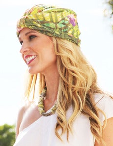 Image of BUTTERFLY PRINT TURBAN