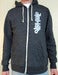 Image of Alternative Earth Rocky Eco-Fleece Zip-Up Hoodie BLACK
