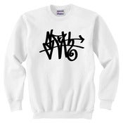 Image of White Crew Neck SLOTH Tag