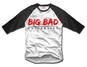 Image of Big Bad University 3/4 Sleeve Baseball Tee