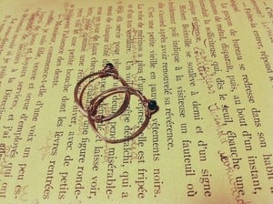 Image of Little Black Garnet Ring
