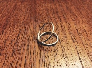 Image of Double Silver Ring