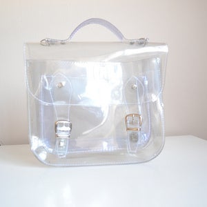 Image of Bag #3 Small Clear plastic satchel