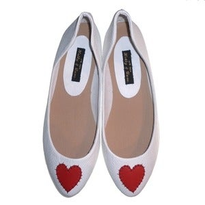 Image of LIMITED! 'Queen of Hearts' Ballet Pumps