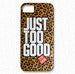 Image of JTG Slogan Mobile Phone Case - Leopard Print