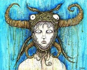 Image of 'Girl In a Head' original painting 