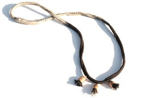 Image of Bell Necklace Logwood/Black
