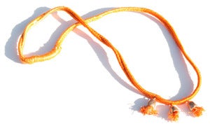 Image of Bell Necklace Madder/Orange