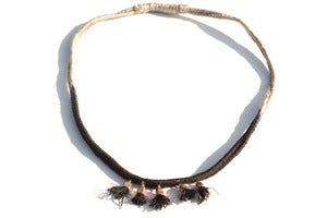 Image of Little Bell Necklace Black Logwood