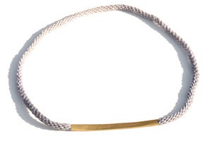 Image of Bar Necklace  Blue/Grey 