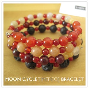 Image of Moon Cycle Timepiece Bracelet | Stone | One of a Kind | #1309