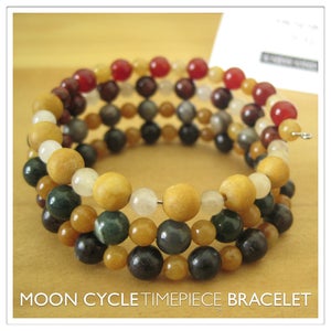Image of Moon Cycle Timepiece Bracelet | Stone | One of a Kind | #1308