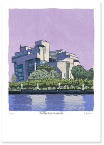 Image of The High Court of Australia digital print