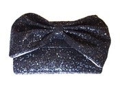 Image of Glitter Bow Clutch Bag - Betty Noire