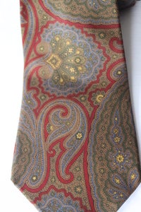 Image of Coach Burgundy Paisley Tie
