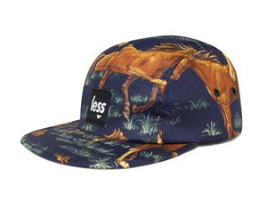 Image of LESS - Square Logo Camp Cap(Horse-Navy)