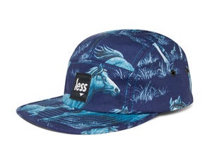Image of LESS - Square Logo Camp Cap(Horse-Lt Blue)