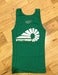 Image of Women's stickygreen tank (green/silver)