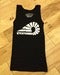 Image of Women's stickygreen tank (black/silver)