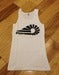 Image of Women's stickygreen tank (white/black)