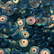 Image of Blue Fluted Sequins