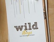 Image of SALE!!!  2013 letterpress calendar