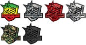 Image of 16" Stuntride "PATTERNS" Shield Decals.