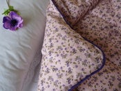 Image of  Devon Violet Piped Edge Single Eiderdown