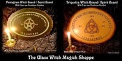 Image of Beautiful Witchmade Witch Boards & Spirit Boards: Triquetra & Pentagram 