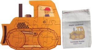 Image of Shaped Jigsaw Puzzle, Bulldozer