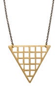 Image of TRIANGLE GRID pendant 