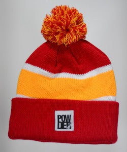 Image of Winter Beanie - Red/Gold