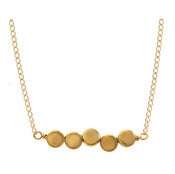Image of BRASS DOT necklace