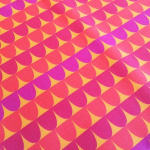 Image of Fabric - Scallops in Orange
