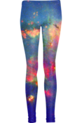 Image of Green nebula leggings