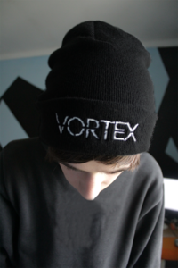 Image of Vortex Beanie (Black & Blue)