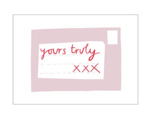 Image of 'Yours Truly' card
